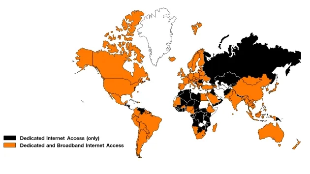 Internet Essential Service map Internet Essential Service map