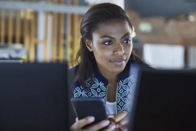 Utilisatrice d'une solution d'Orange Business Utilisatrice d'une solution d'Orange Business