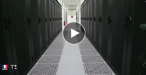 visite guidée du datacenter « Normandie » en video